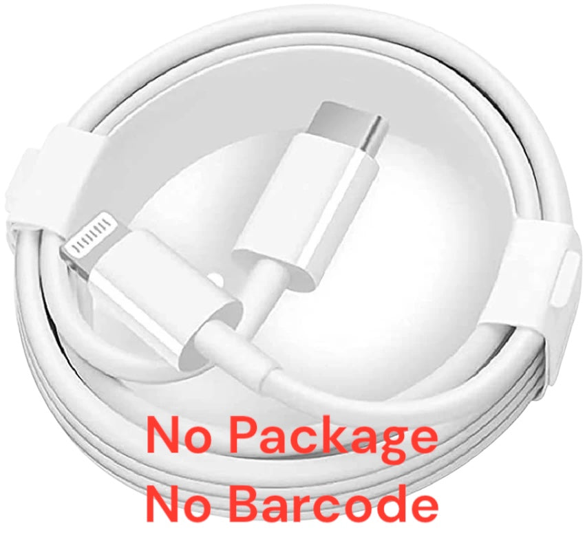 Usb-C to Lightning Cable White 1M / 3Ft Bulk (No packaging)
