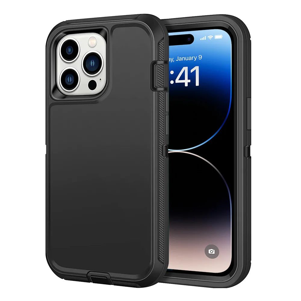 ADVENTURER CASE BLACK W/ BELT CLIP IPHONE 17