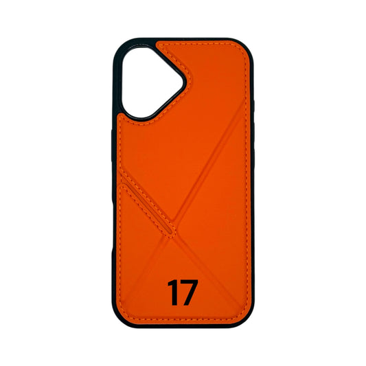IPhone 17 - ELITE CASE ORANGE WITH CARD SLOT