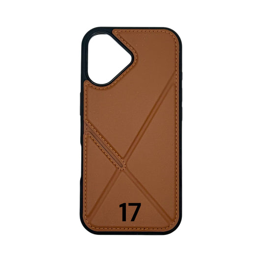 IPhone 17 - ELITE CASE BROWN WITH CARD SLOT
