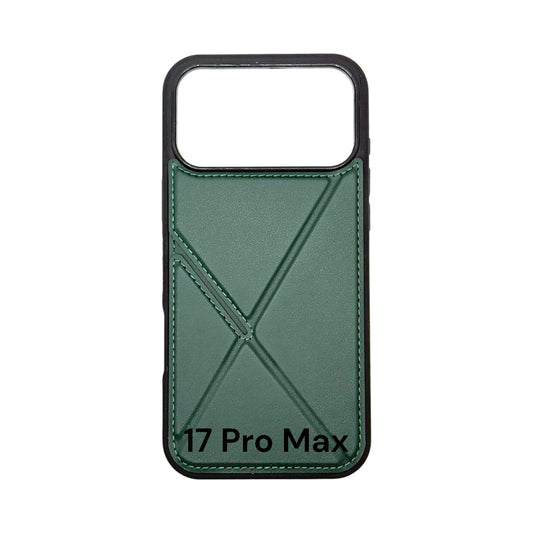 IPhone 17 PRO MAX - ELITE CASE GREEN WITH CARD SLOT