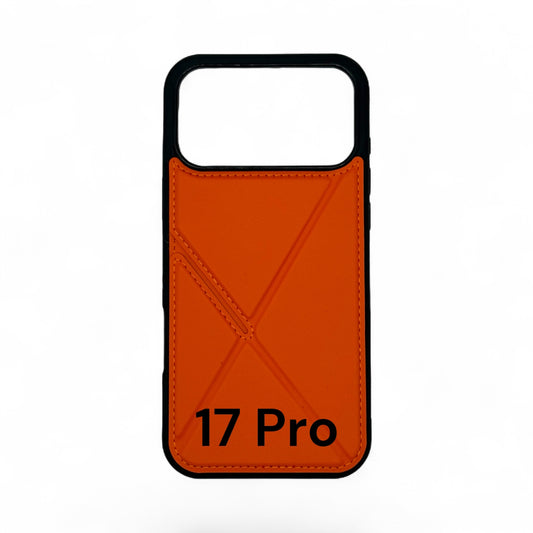 IPhone 17 PRO - ELITE CASE ORANGE WITH CARD SLOT