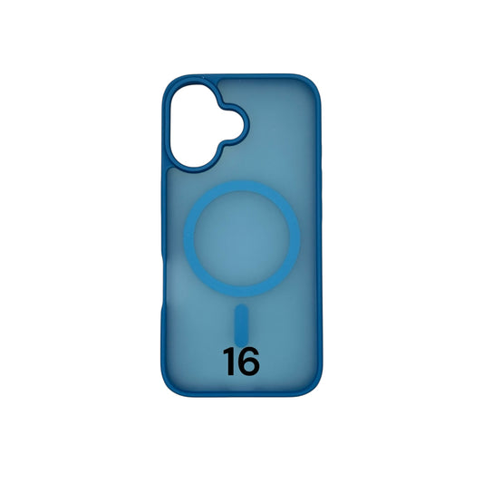 IPhone 16 - Glaze case navy blue with magsafe
