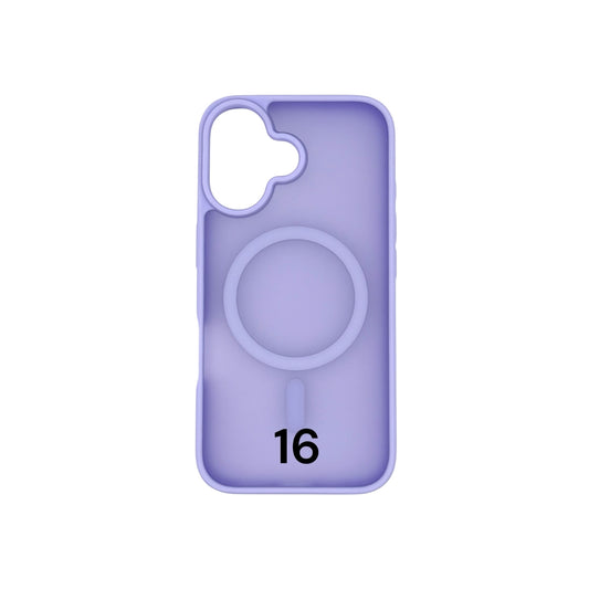 IPhone 16 - Glaze case light purple with magsafe