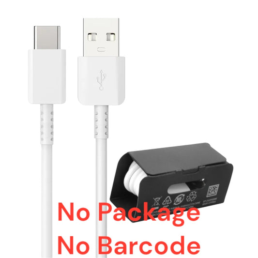 Usb-A to Usb-C  Cable White 1M / 3Ft Bulk (No packaging)