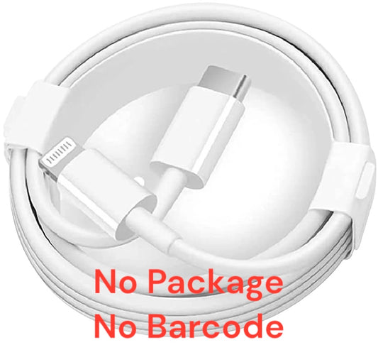 Usb-C to Lightning  Cable White 1M / 3Ft Bulk (No packaging)