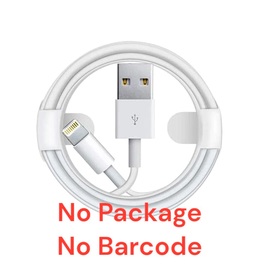 Usb-A to Lightning  Cable White 1M / 3Ft Bulk (No packaging)