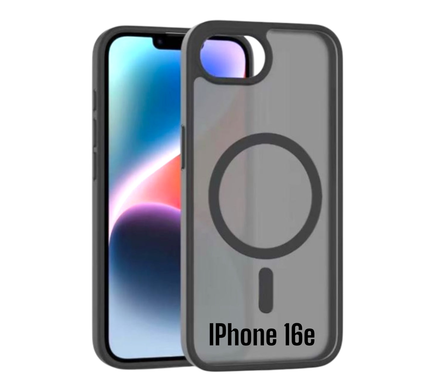 IPhone 16e -  Glaze case black with magsafe